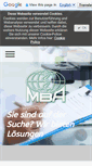 Mobile Screenshot of mba-gmbh.de